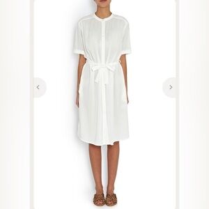 RODEBJER Marta White Shite Dress Small
